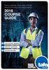 TAFE QUEENSLAND SKILLSTECH 2016 COURSE GUIDE JOB-FOCUSED TRAINING INDUSTRY ENDORSED FLEXIBLE DELIVERY