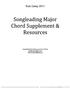 Songleading Major Chord Supplement & Resources
