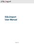 SQL2report User Manual