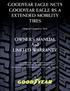 GOODYEAR EAGLE NCT5 GOODYEAR EAGLE RS-A EXTENDED MOBILITY TIRES. OWNER S MANUAL And LIMITED WARRANTY