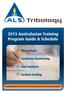 2013 Australasian Training Program Guide & Schedule