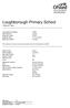 Loughborough Primary School Inspection report