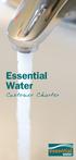 Essential Water. Customer Charter