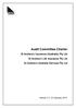 Audit Committee Charter. St Andrew s Insurance (Australia) Pty Ltd St Andrew s Life Insurance Pty Ltd St Andrew s Australia Services Pty Ltd