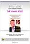 16 Timeless Principles That Drive Performance Excellence THE WINNING SPIRIT. (JOE MONTANA, TOM MITCHELL/Random House September 2005/192 Pages/$23.