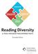 Reading Diversity TEACHING TOLERANCE A TOOL FOR SELECTING DIVERSE TEXTS. Extended Edition COMPLEXITY CRITICAL LITERACY DIVERSITY AND REPRESENTATION