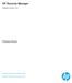 HP Records Manager. Release Notes. Software Version: 8.0. Document Release Date: September 2013