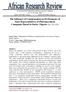 The Influence of Compensation on Performance of Sales Representatives of Pharmaceutical Companies Based in Ilorin Nigeria (Pp.