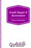 Credit Repair & Restoration. Process & Procedures