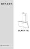 BLACK TIE. Instructions Manual