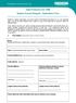 Data Protection Act 1998 Subject Access Request - Application Form