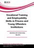 Vocational Training and Employability Skills in Prisons and Young Offenders Institutions