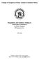 College of Surgeons of East, Central & Southern Africa. Regulations and Syllabus relating to Fellowship Examination In Neuro Surgery FCSneuro( ECSA)