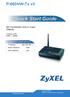 P-660HW-Tx v3. 802.11g Wireless ADSL2+ 4-port Gateway DEFAULT LOGIN DETAILS. Firmware v3.70 Edition 1, 2/2009