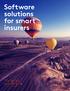Software solutions for smart insurers