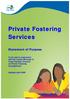 Private Fostering Services