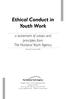 Ethical Conduct in Youth Work