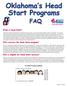 Oklahoma s Head Start Programs