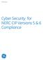 GE Oil & Gas. Cyber Security for NERC CIP Versions 5 & 6 Compliance