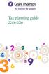 Tax planning guide 2015 2016