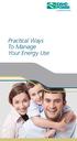 Practical Ways To Manage Your Energy Use