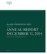 ANNUAL REPORT DECEMBER 31, 2014