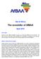 The newsletter of AfBAA