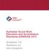 Australian Social Work Education and Accreditation Standards (ASWEAS) 2012. Guideline 1.6: Guidance on new programs