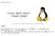 Linux Bash Shell Cheat Sheet