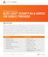PROGRAM OVERVIEW: ALERT LOGIC SECURITY-AS-A-SERVICE FOR SERVICE PROVIDERS