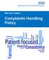 Complaints Handling Policy