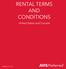 RENTAL TERMS AND CONDITIONS. United States and Canada