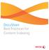 DocuShare Best Practices for Content Indexing