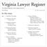 Virginia Lawyer Register