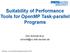 Suitability of Performance Tools for OpenMP Task-parallel Programs