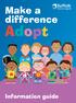 Make a difference. Adopt. Information guide