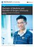 Bachelor of Medicine and Bachelor of Surgery (Honours)