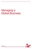 Managing a Global Business
