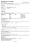 MATERIAL SAFETY DATA SHEET NAME OF PRODUCT MSDS DATE: 04/01/11