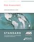 STANDARD. Risk Assessment. Supply Chain Risk Management: A Compilation of Best Practices