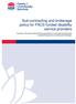 Sub-contracting and brokerage policy for FACS funded disability service providers