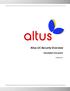 Altus UC Security Overview