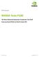 NVIDIA Tesla P100. Whitepaper. The Most Advanced Datacenter Accelerator Ever Built. Featuring Pascal GP100, the World s Fastest GPU
