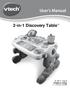User s Manual. 2-in-1 Discovery Table. 2011 VTech Printed in China 91-002584-000