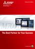 MITSUBISHI CNC M700V Series. The Best Partner for Your Success