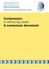 Compression in venous leg ulcers A consensus document