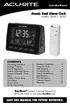 Atomic Dual Alarm Clock models 13022 / 13035