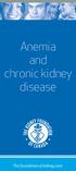 Anemia and chronic kidney disease