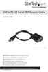 USB to RS232 Serial DB9 Adapter Cable