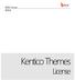 BIND Tuning EULA. Kentico Themes License